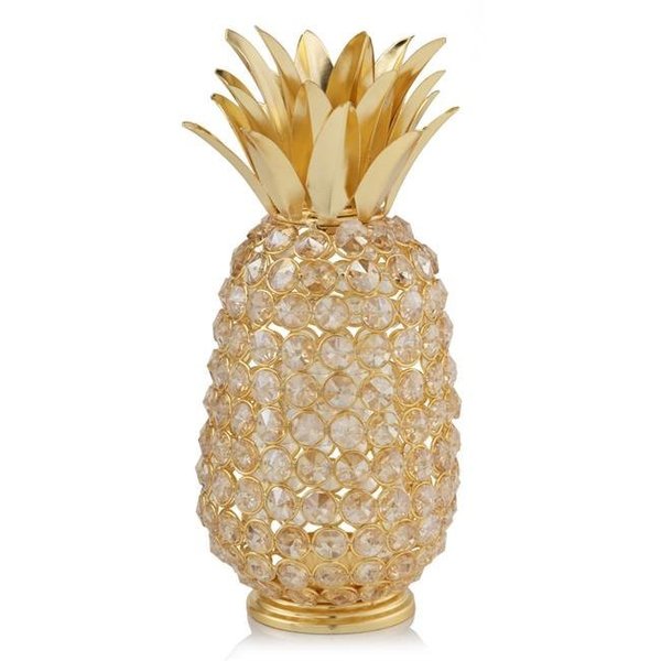 Modern Day Accents Modern Day Accents 5719 Pina Oja Cristal Gold Pineapple 5719